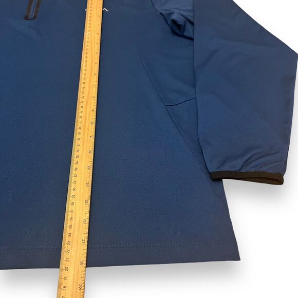 Greg Norman PlayDry Pullover‎ Mens XL Blue Quarter Zip *FLAW* - Picture 5 of 8